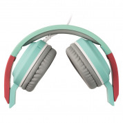 Vespa Acquamarina Pop Headphones - слушалки с микрофон за мобилни устройства с 3.5 мм стерео-жак (светлозелен) 4