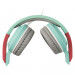 Vespa Acquamarina Pop Headphones - слушалки с микрофон за мобилни устройства с 3.5 мм стерео-жак (светлозелен) 5