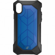 Element Case Rev Case - удароустойчив хибриден кейс за iPhone XS, iPhone X (син) 