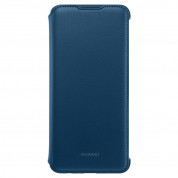Huawei Flip Cover Case - оригинален кожен калъф за Huawei P Smart (2019) (син) 1