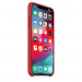 Apple Silicone Case - оригинален силиконов кейс за iPhone XS (червен) 5