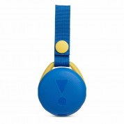 JBL JR POP - водоустойчив безжичен портативен спийкър с каишка и микрофон (син) 2