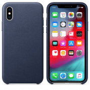 SDesign Leather Original Case for iPhone XS Max (midnight blue) 2