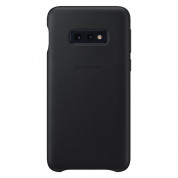 Samsung Leather Cover EF-VG973LBEGWW - оригинален кожен калъф (естествена кожа) за Samsung Galaxy S10 (черен)