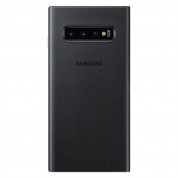 Samsung LED View Cover EF-NG973PB - оригинален калъф през който виждате информация от дисплея за Samsung Galaxy S10 (черен) 1