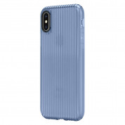 Incase Protective Guard Cover - удароустойчив силиконов калъф за iPhone XS, iPhone X (син) 1