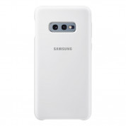 Samsung Silicone Cover Case EF-PG970TW - оригинален силиконов кейс за Samsung Galaxy S10E (бял)