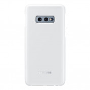 Samsung LED Cover EF-KG970CW - оригинален заден кейс, през който виждате информация от Samsung Galaxy S10E (бял)
