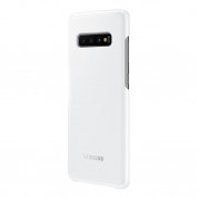 Samsung LED Cover EF-KG975CW - оригинален заден кейс, през който виждате информация от Samsung Galaxy S10 Plus (бял) 1