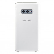 Samsung LED View Cover EF-NG970PW - оригинален калъф през който виждате информация от дисплея за Samsung Galaxy S10E (бял) 1
