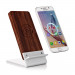 Seenda Qi Wireless Charging Wood Stand with LED Light - качествена дървена поставка (пад) за безжично захранване за QI съвместими устройства 4