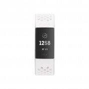 Fitbit Charge 3 Special Edition (NFC) - гривна с дисплей за следене на дневната и нощна активност на организма за iOS и Android (бял-черен) 1