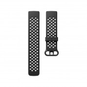 Fitbit Charge 3 Accessory Sport Band Large - еластична силиконова каишка за Fitbit Charge 3 (черен)