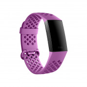 Fitbit Charge 3 Accessory Sport Band Large for Fitbit Charge 3 (purple) 2