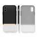 Spigen La Manon Jupe Case - дизайнерски хибриден кейс за iPhone XS, iPhone X (черен)  6