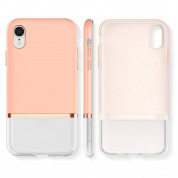 Spigen La Manon Jupe Case - дизайнерски хибриден кейс за iPhone XR (розов)  3