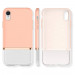 Spigen La Manon Jupe Case - дизайнерски хибриден кейс за iPhone XR (розов)  4