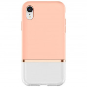 Spigen La Manon Jupe Case - дизайнерски хибриден кейс за iPhone XR (розов)  2