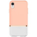Spigen La Manon Jupe Case - дизайнерски хибриден кейс за iPhone XR (розов)  3