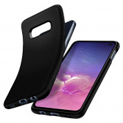 Spigen Liquid Air Case - силиконов (TPU) калъф с висока степен на защита за Samsung Galaxy S10E (черен-мат)  1