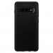 Spigen Liquid Air Case - силиконов (TPU) калъф с висока степен на защита за Samsung Galaxy S10 Plus (черен-мат)  3