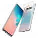 Spigen Liquid Crystal Glitter Case - тънък качествен силиконов (TPU) калъф за Samsung Galaxy S10 Plus (прозрачен)  8
