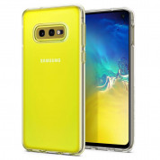 Spigen Liquid Crystal Case - тънък качествен силиконов (TPU) калъф за Samsung Galaxy S10E (прозрачен) 