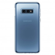 Spigen Liquid Crystal Case - тънък качествен силиконов (TPU) калъф за Samsung Galaxy S10E (прозрачен)  7
