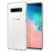 Spigen Liquid Crystal Case - тънък качествен силиконов (TPU) калъф за Samsung Galaxy S10 Plus (прозрачен)  6