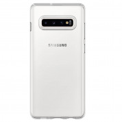 Spigen Liquid Crystal Case - тънък качествен силиконов (TPU) калъф за Samsung Galaxy S10 Plus (прозрачен)  7