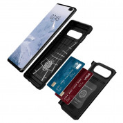 Spigen Slim Armor CS Case - хибриден кейс с отделение за кр. карти и най-висока степен на защита за Samsung Galaxy S10 Plus (черен) 8