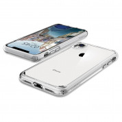 Spigen Ultra Hybrid Case - хибриден кейс с висока степен на защита за iPhone XR (прозрачен) 15