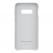 Samsung Leather Cover EF-VG970LW - оригинален кожен калъф (естествена кожа) за Samsung Galaxy S10E (бял) 2