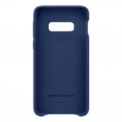 Samsung Leather Cover EF-VG970LN - оригинален кожен калъф (естествена кожа) за Samsung Galaxy S10E (тъмносин) 1