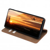 JT Berlin BookCase Tegel Case - хоризонтален кожен (естествена кожа) калъф тип портфейл за Samsung Galaxy S10 (кафяв) 3