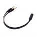 Audio Splitter - Аудио сплитер кабел (адаптер) 1 х 3.5 женско към 2 х 3.5 мъжко за мобилни устройства 1
