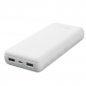 4smarts Power Bank VoltHub Go 20000 mAh - външна батерия с 2 USB изхода (бял) 1