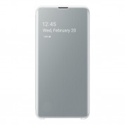 Samsung Clear View Cover EF-ZG970CW for Galaxy S10E (gray-white)