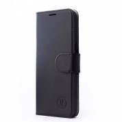 JT Berlin LeatherBook Kreuzberg Case - хоризонтален кожен (естествена кожа) калъф тип портфейл за Huawei P30 (черен) 1
