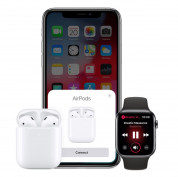 Apple AirPods 2 with Wireless Charging Case - оригинални безжични слушалки с калъф за безжично зареждане за iPhone, iPod и iPad 5