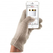 Mujjo Touchscreen Gloves Sansstone Size S/M - качествени зимни ръкавици за тъч екрани (бежов) 1