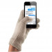 Mujjo Touchscreen Gloves Sansstone Size S/M - качествени зимни ръкавици за тъч екрани (бежов) 4