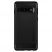 Spigen Rugged Armor Case - тънък качествен силиконов (TPU) калъф за Samsung Galaxy S10 Plus (черен) 4