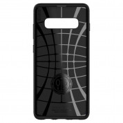 Spigen Rugged Armor Case - тънък качествен силиконов (TPU) калъф за Samsung Galaxy S10 (черен) 6
