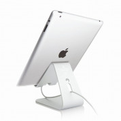 Elago P2 Stand - дизайнерска алуминиева поставка за iPad и таблети (сребриста) 2