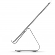Elago P2 Stand - дизайнерска алуминиева поставка за iPad и таблети (сребриста)