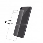 Eiger 3D Back Glass - калено стъклено защитно покритие за задната част на iPhone 8, iPhone 7 (прозрачен)