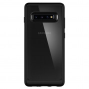 Spigen Ultra Hybrid Case - хибриден кейс с висока степен на защита за Samsung Galaxy S10 Plus (черен-прозрачен) 1
