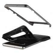 Spigen Neo Hybrid Case - хибриден кейс с висока степен на защита за Samsung Galaxy S10 Plus (черен-сив) 5