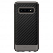 Spigen Neo Hybrid Case - хибриден кейс с висока степен на защита за Samsung Galaxy S10 Plus (черен-сив) 1